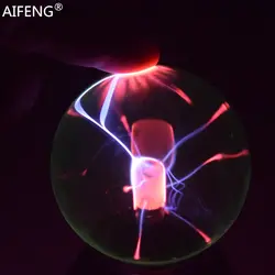 AIFENG Мощность по usb plasma ball Новинка освещения плазмы light 3 дюймов Магия Плазменный лампа настольная лампа дома Decorati