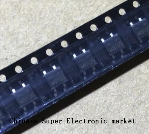 100PCS MB10S SOP-4 1000V 0.5A bridge rectifier | Электронные компоненты и принадлежности