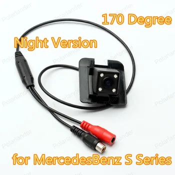 

Polarlander Good Quality for Me-rce-des-Be-nz S series 170 Degree Rear View Camera License Plate Light Camera Night Version