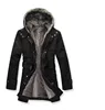 El envío libre 2022 hombres del invierno wadded chaqueta engrosamiento lana abrigo con una capucha chaqueta wadded prendas de vestir exteriores larga delgada gran tamaño m-XXXL ► Foto 2/6