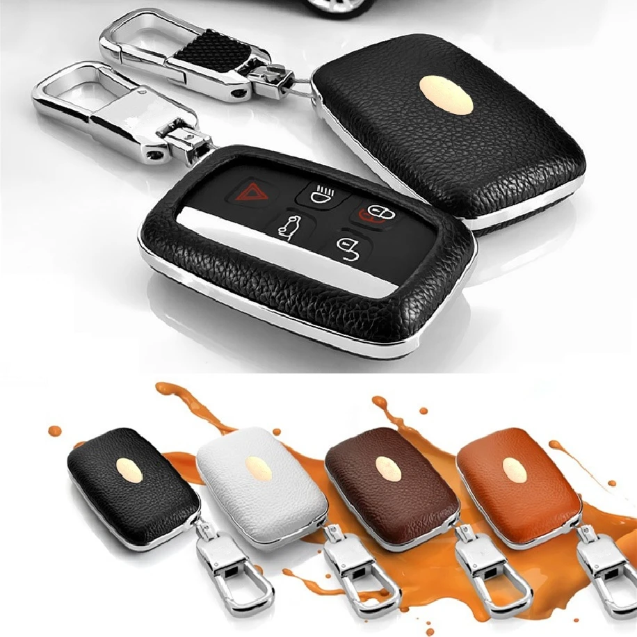 

Black Car Remote Key Case Shell Cover Car Styling Key Cover For Land Rover RANGE ROVER SPORT Evoque Freelander Discovery 4