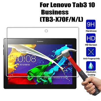 

9H Real Tempered Glass For Lenovo Tab 3 10 Business / TB3-X70F TB3-X70N / X70F X70N Tab3 Tablet Screen Protector Protective Film