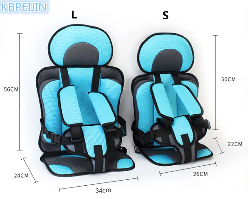 

For KIA sportage rio sorento cerato k2 k3 Soul k5 Car Portable Child Seat Baby Kid Car Thickening Sponge Seat Belts accessories