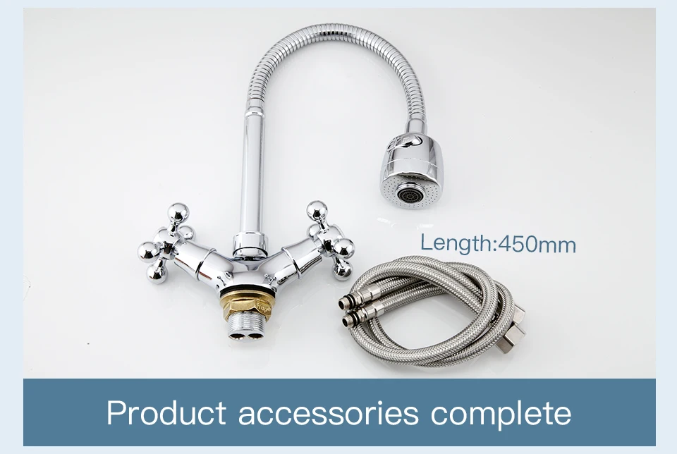 FRAP Top Quality Kitchen Sink Faucet Mixer Cold and Hot Kitchen Tap Mixer Silver Single Hole Water Tap torneira cozinha F4319