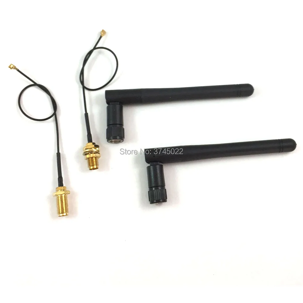 Внешняя антенна 3dbi RF rp Sma Male 2 шт. 433 МГц u.fl ipx Jack Wi Fi кабель 15 см|Антенны для связи| |