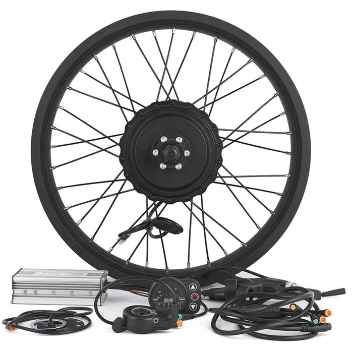 Best Motor Wheel Engine Kit For Fat Bike Snowmobile 48V 750W BLCD Hub Motors Conversion Kit For 26-28inch 700C Rear Wheel 1