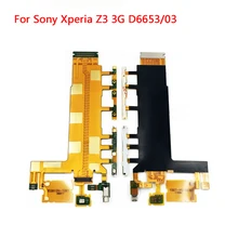 Для Sony Xperia Z3 D6603 D6643 D6653 Гибкий Силовой Кабель сбоку переключатель громкости Камера кнопка+ Вибрационный гибкий кабель