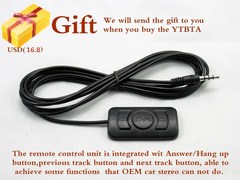 Yatour автомобильный аудио YT-BTA Bluetooth комплект для Toyota Avensis Avalon Camry Lexus LS460 Scion Hands-free Phone AUX 6+ 6 plug