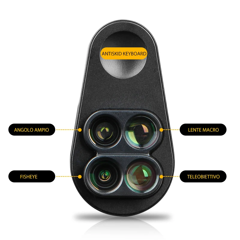 

Universal 4 in 1 Wide angle Macro Fisheye Telephone Lensese Camera Mobile Phone Lens For iPhone x Smartphone Microscope