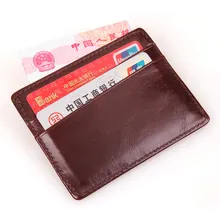 JMD натуральная коровья кожа держатель для кредитных карт женский тонкий чехол для карт мужской футляр для удостоверения личности