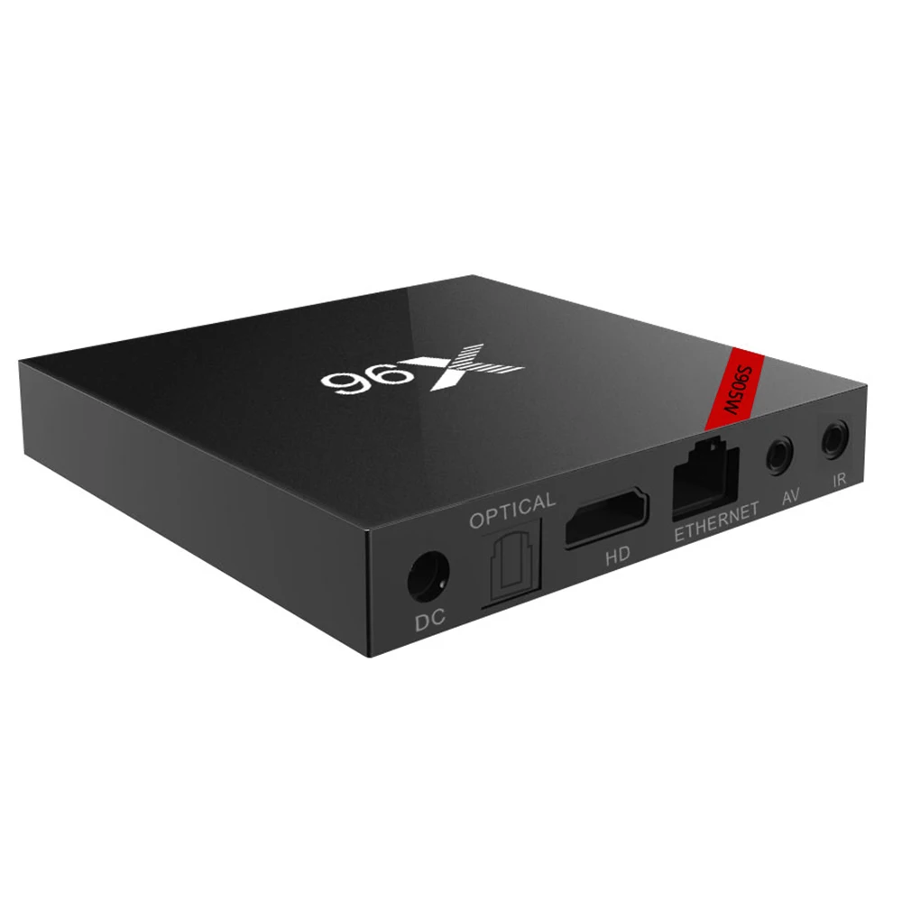 ТВ приставка Docooler X96 на Android 7.1.2 четырехъядерный Amlogic S905W H.265 VP9 HDR10 2G16GB DLNA WiFi LAN HD