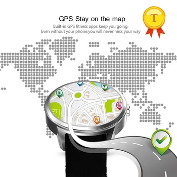 

Newest Design GPS Waterproof Smart Watch SmartWatch 3G GSM wifi Camera Mobile Phone Support heart rate monitor for ios android