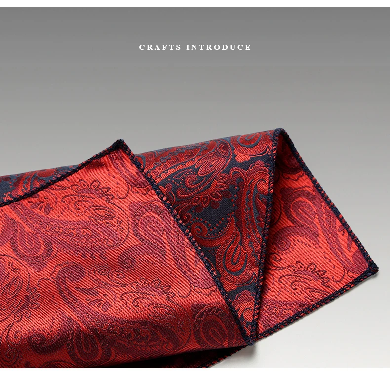 2018 Новые поступления карманные квадратный платок для Для мужчин Цветочный Пейсли Модные принты высокое качество Для мужчин платок с