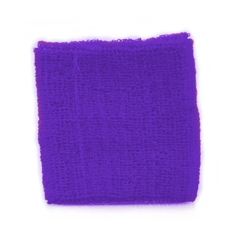 1 шт для фитнеса наручный ремешок спортивный напульсник повязка на руку пот Скоба для запястья обертывания Теннис Волейбол Баскетбол Гвардии - Цвет: Фиолетовый