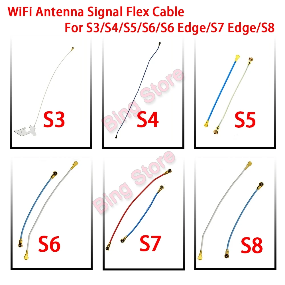 Шлейф сигнала WiFi антенны для Samsung Galaxy S3 S4 S5 S6 Edge S7 S8 Plus Замена Wi Fi|antenna signal flex cable|flex