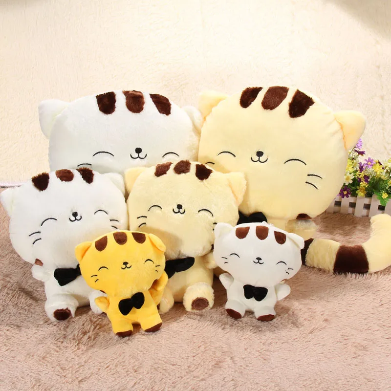 

1pc Lovely Children Gift Plush Stuffed Toy Cute Fortune Cat Cushion 30/45/60cm Kids Gift