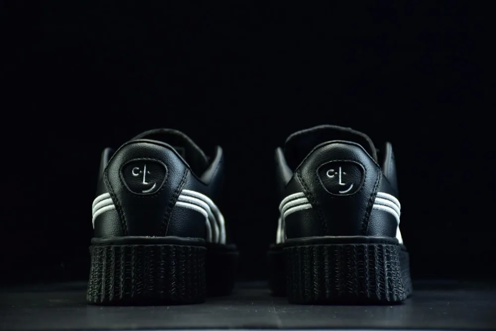 2018 оригинальная Puma x Fenty fly Rihanna с тиснением на толстой мягкой подошве замшевая