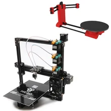 Новое обновление 24 в источник питания для кровати HE3D Reprap EI3-Tricolor большая площадь строительства тройной 3 в 1 Экструдер 3d принтер diy kit