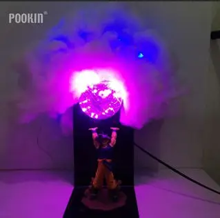 Dragon Ball Son Goku Strength bombes Luminaria цветной светодиодный светильник в виде облака DIY ночник для праздника в подарок декоративный светодиодный светильник - Испускаемый цвет: Pink