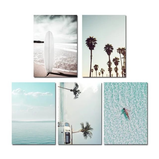 Sandy-Beach-Canvas-Nordic-Poster-Scandinavian-Wall-Art-Print-Ocean-Bus-Seascape-Painting-Tropical-Decoration-Picture.jpg_640x640 (5)