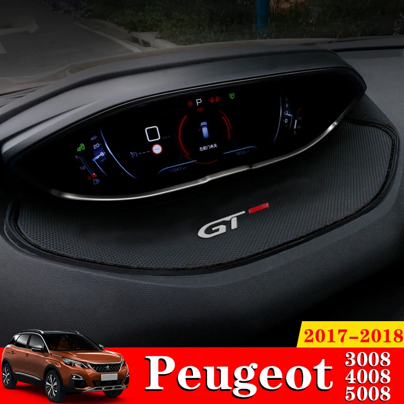 

1x For Peugeot 3008 GT 2016 2017 2018 / 5008 GT 2017 Car Dashboard Sticky Anti-Slip Pad Display Anti-skid Meter Mats Accessories