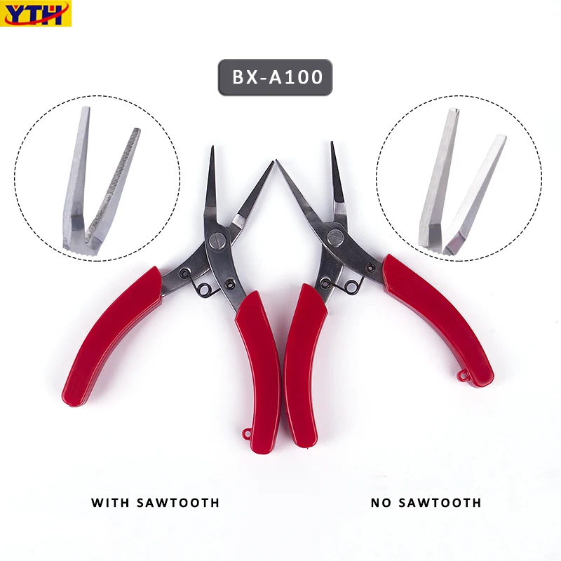 Электрические провода Кабельные плоскогубцы Сторона Snips кусачки плоскогубцы тонкие плоскогубцы электронные плоскогубцы с длинным носиком флеш-плоскогубцы красный