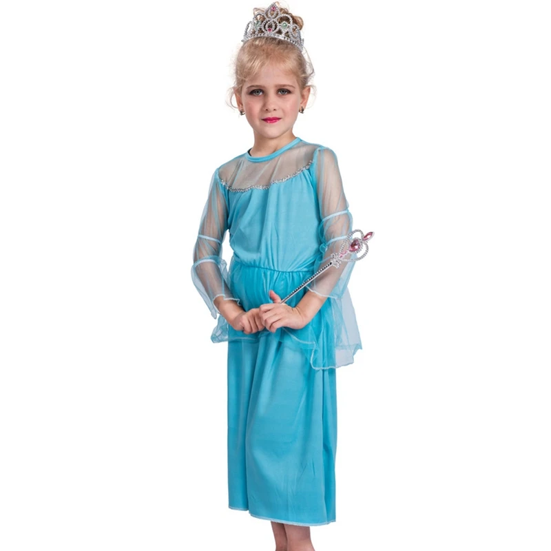 Buy Child Kids Girls Ice Blue Snow Queen Princess
