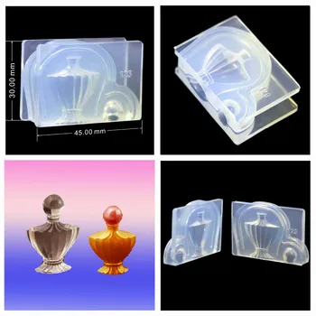 

Stereoscopic Clear Silicone DIY Mini bottle Set shape Mold For Epoxy Resin Jewelry Making Craft Tools resin molds forjewelry