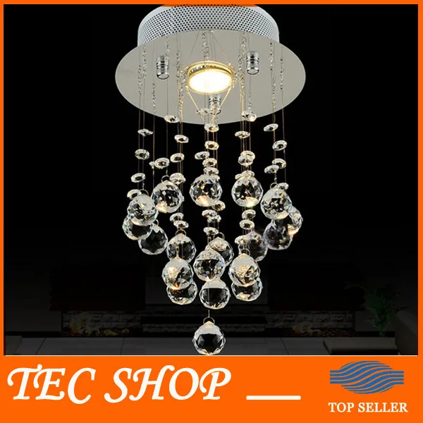 

Best Price Modern Simple Crystal Chandelier Corridor Aisle Balcony Crystal Lamp Home Lighting Diameter 20cm x Height38cm