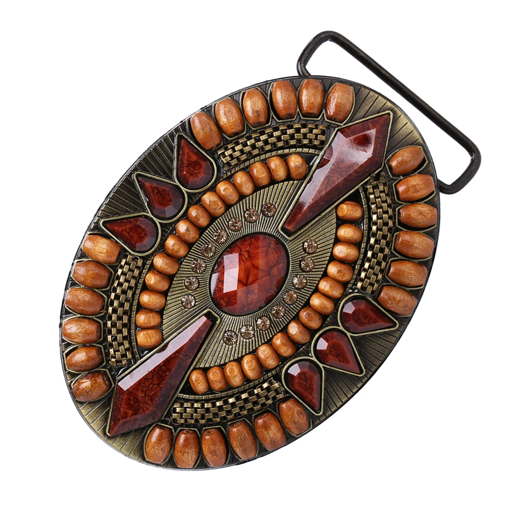 Retro Vintage Western Bohemian Boho Zinc Alloy Mens Belt Buckle Novelty Gift for belt width 3.6-3.9cm