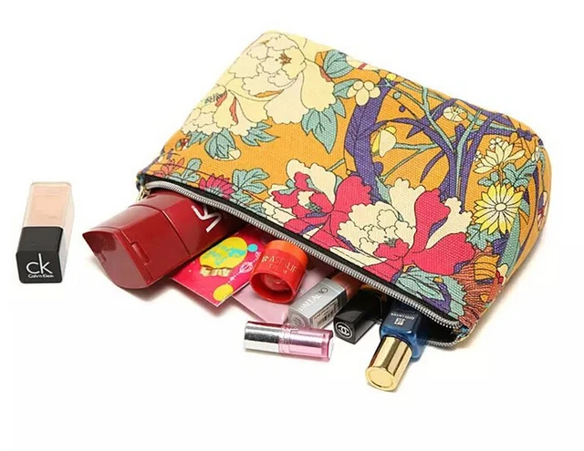Sakroots Protable Cosmetic Bags Zipper Lady Travel Storage Bag Sakroots Protable Cosmetic Bags Zipper Lady Travel Storage Bag Women Makeup