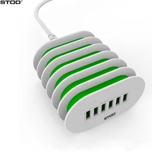 Белорусский с несколькими usb-портами Зарядное устройство 6 Порты и разъёмы телефон подставка держатель для iPhone 5 5S 6 6 S 7 Plus iPad samsung huawei Xiaomi NEXUS LG адаптер переменного тока