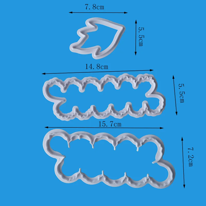 4 шт./компл. пион, украшенное цветочными лепестками, Форма Резак Fondant(сахарная) торт сахарной пасты глазурь режущий инструмент Аксессуары для выпечки - Цвет: 67