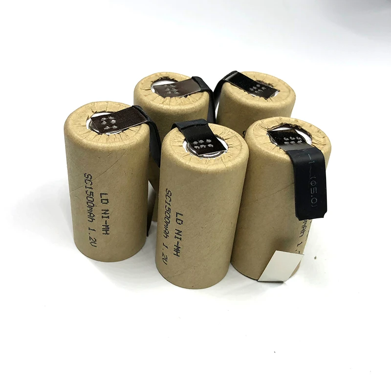 С припоем tab power Cell CD Ni MH аккумуляторная батарея SC 3000mAh скорость разряда(настраиваемый аккумулятор