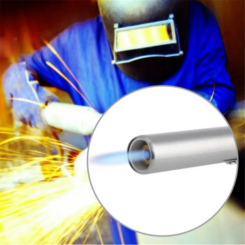Stainless Steel Metal Flame Welding Gas Torch Lighter Heating Ignition