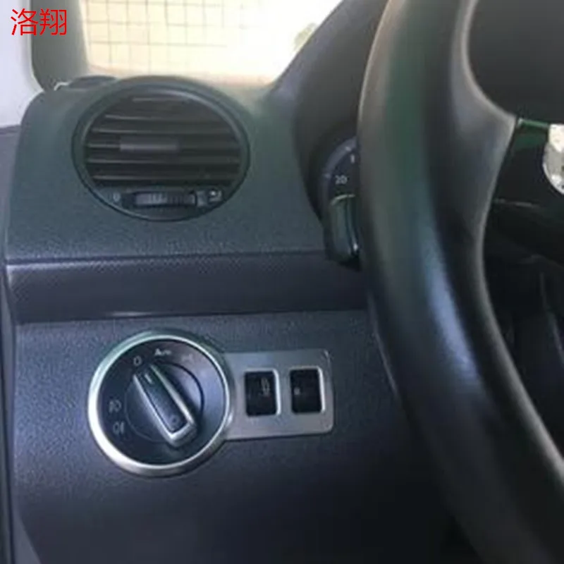 Для 05-14 Touran фар управления стикер caddy touran декор с блестками из нержавеющей стали