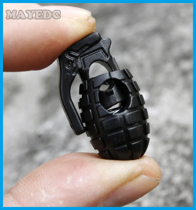 

4 PCS Tactical Outdoor Hiking Boots Shoes Grenade Shoelace Tightening Non-slip Buckle Shoelace Buckle Clip EDC Camping tool