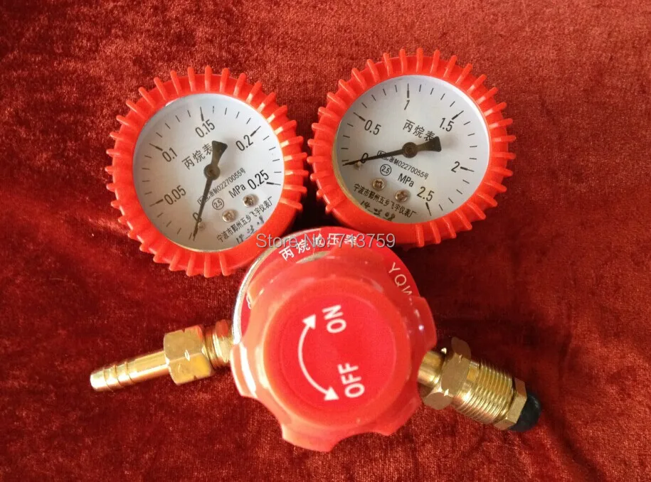 propane regulator C3H8 gas cylinder regulator flow meterin Pressure