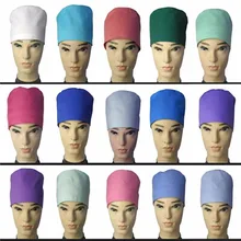 Lab напечатанный больничный Управление хирургические Кепки унисекс медицинский Кепки s для врач-медсестра хлопок регулируется на десять видов с рисунками