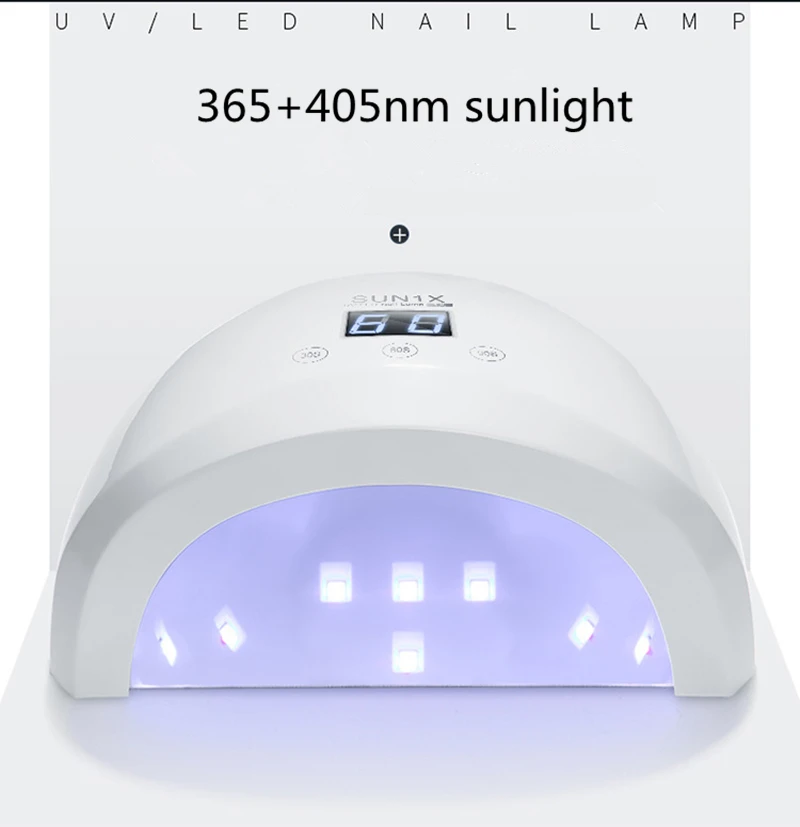 SUN1x 36 Вт Светодиодный Светодиодная лампа для ногтей для маникюра 12 шт. светодиодный Светодиодная лампа S отверждающая все Гель-лак УФ-лампа машина Сушилка для ногтей Таймер инструменты