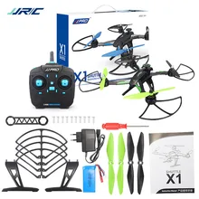 Racing Drone JJRC X1 RC Quadcopter RTF w/Brushless Motor 2.4G 4CH 6-Axis Untuk RC Model Anak Hadiah Presents Mainan Hijau Biru