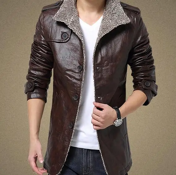 Hndjxxxy2018 autumn and winter young men's leather jacket casual Korean ...