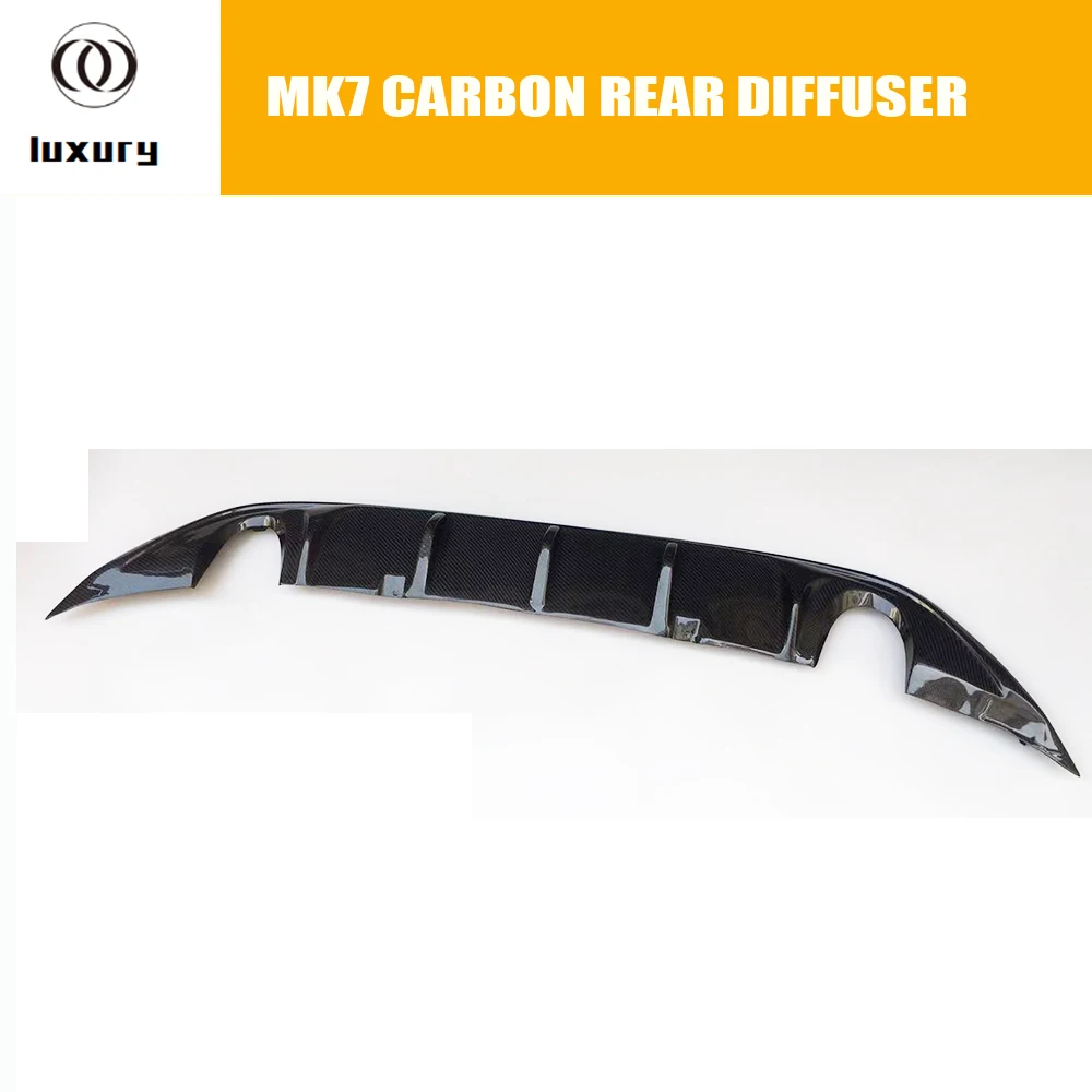 Carbon Fiber Rear Bumper Diffuser Spoiler for Volkswagon Golf7 mk7 Standard 2012 - 2017 ( Not fit MK7.5 Car ) | Автомобили и