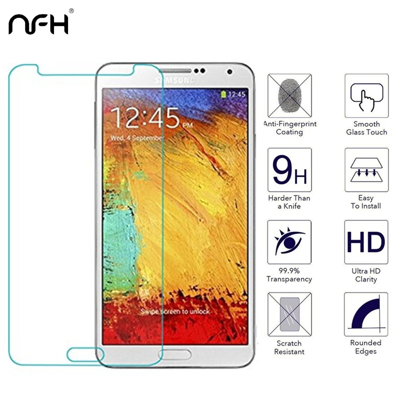 

2pcs Protection Glass Tempered Glass For Samsung S2 Galaxy S3 S4 S5 Note 2 Note 3 Note 4 Screen Protector Explosion Note 5 Glass