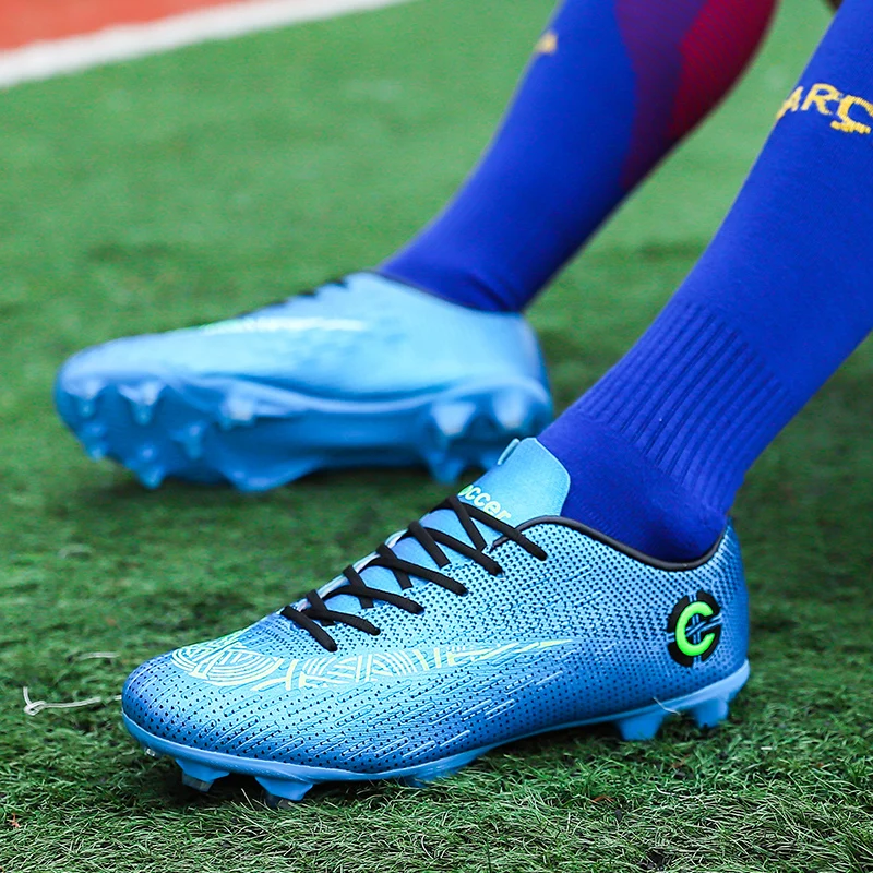 Большие размеры 32-49 Ourdoor профессиональные кроссовки crampon детская обувь для футбола мужские Мальчики Детские футбольные бутсы для футзаля