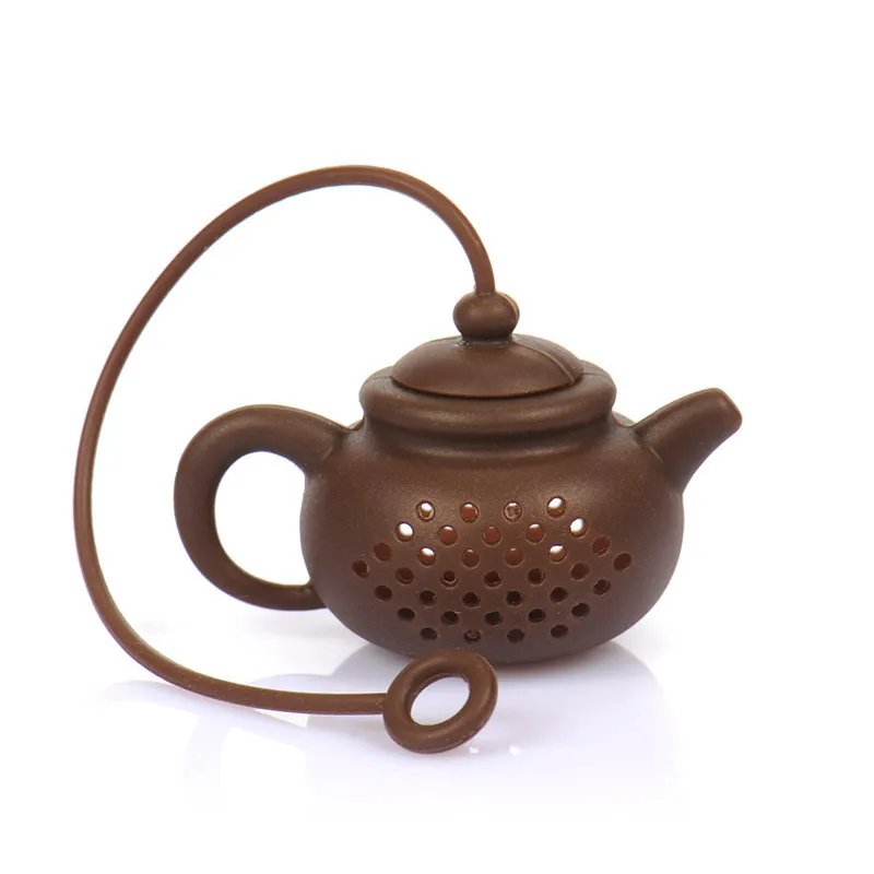 

Cute Animal Shape Tea Infuser Silicone Reusable Portable Tea Strainer Coffee Herb Filter Empty Tea Bags Loose Leaf Strainer