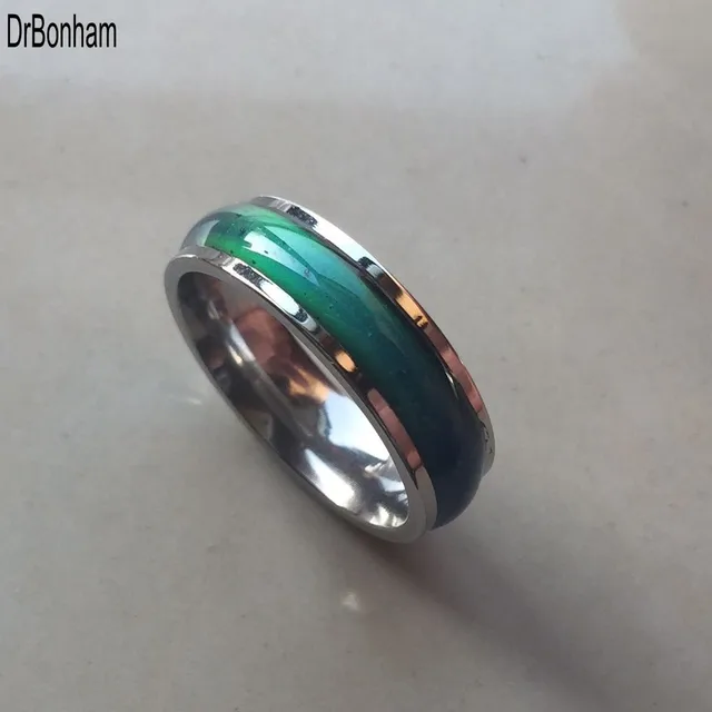 Mood Wedding Rings Ideas Drbonham Enamel Color Change Mood Tracker Ring Emotion Feeling