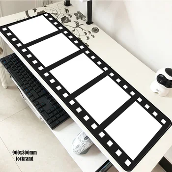 

Movie Clapperboard pad mouse computer Professional gamer mouse pad 900x300x2mm padmouse xl mousepad ergonomic office desk mats