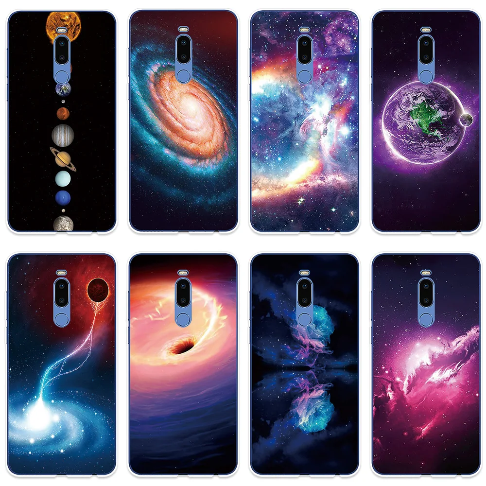 Чехол для телефона Meizu 15 Lite 16 16th Plus 16X 16S X8 чехол Вселенная молочный путь с рисунком