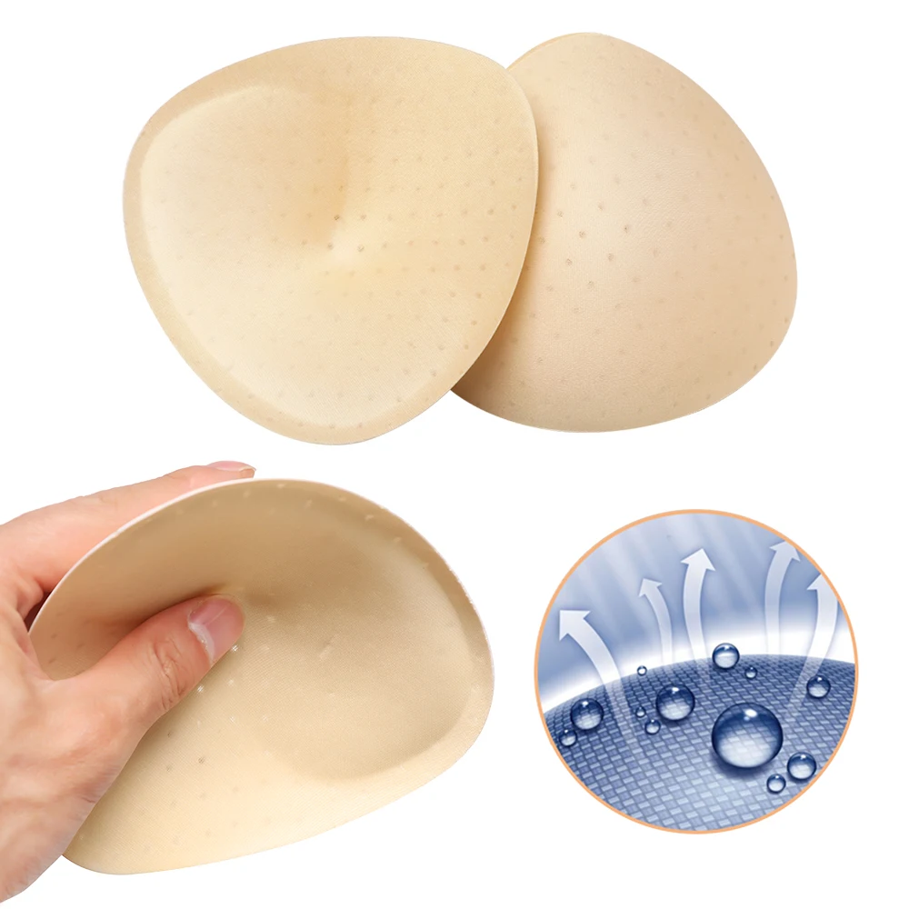 

2Pcs Women Sexy Bikini Padding Insert Removable Women's Bra Pads Brassier Breast Enhancer Chest Push Up Cups For Swimsuits 2019